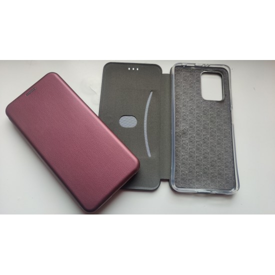 Xiaomi Poco X4 GT dėklas knygutė Elegance, bordo