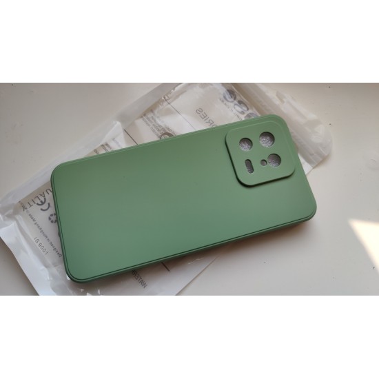 Xiaomi 13 silikoninis dėklas nugarėlė, žalsvas