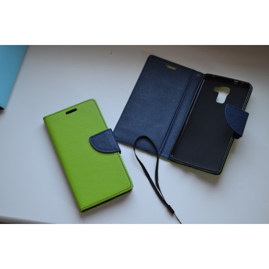 Huawei Honor 7 dėklas knygutė Fancy, lime