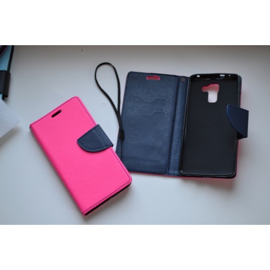 Huawei Honor 7 dėklas knygutė Fancy, pink