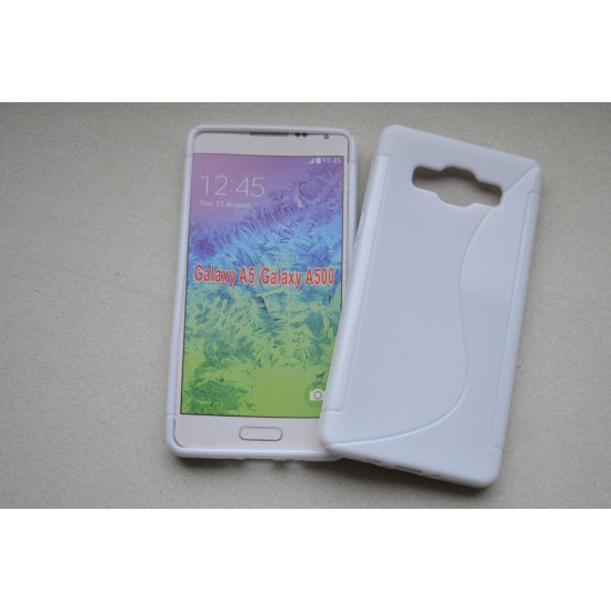 Samsung Galaxy A5 2015 silikoninis dėklas S-Case, baltas
