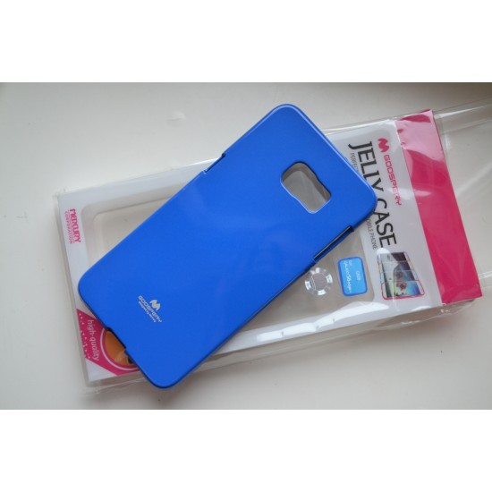 Samsung Galaxy S6 Edge+ Plus dėklas Goospery Jelly Case, mėlynas