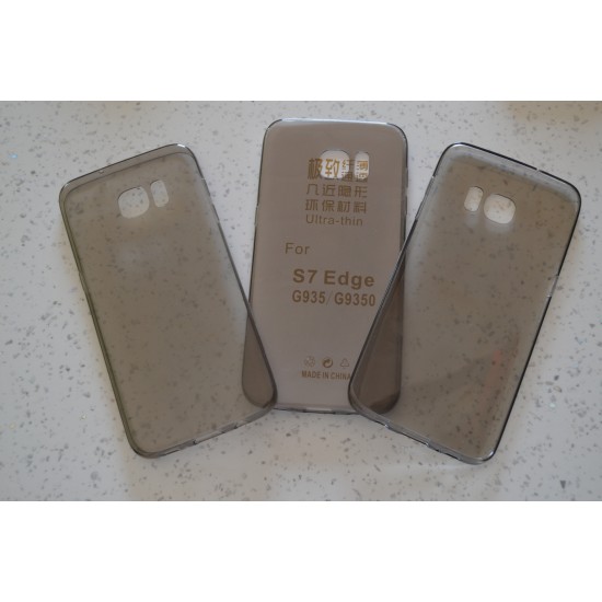 Samsung Galaxy S7 Edge dėklas, ultra slim 0.3mm, pilkas