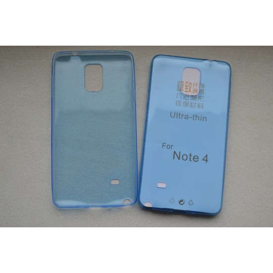 Samsung Galaxy Note 4 silikoninis dėklas UltraSlim, mėlynas