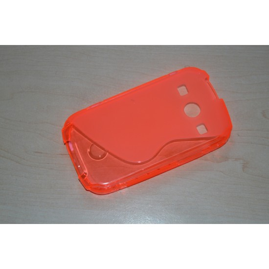 Samsung Galaxy Xcover 2 silikoninis dėklas S-Case, oranžinis