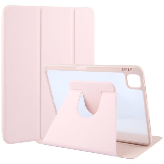 Apple iPad Pro 12.9 2022/2021/2020 dėklas knygutė GEBEI, rožinis Apple iPad Pro 12.9 2022/2021/2020 dėklas knygutė GEBEI, rožinis
