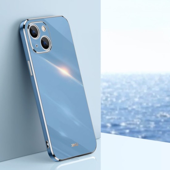 Apple iPhone 13 Mini dėklas nugarėlė silikoninis Xinli, melsvas Apple iPhone 13 Mini dėklas nugarėlė silikoninis Xinli, melsvas