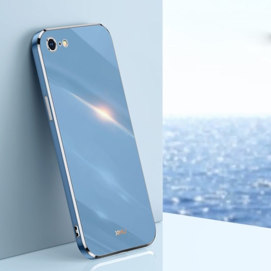 Apple iPhone 6 / 6s dėklas nugarėlė silikoninis Xinli, melsvas Apple iPhone 6 / 6s dėklas nugarėlė silikoninis Xinli, melsvas