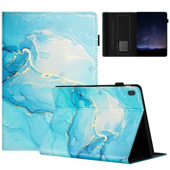 Lenovo Tab M10 dėklas knygutė Marble, žalias Lenovo Tab M10 dėklas knygutė Marble, žalias