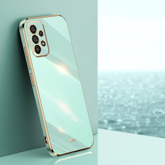 Samsung Galaxy A33 5G dėklas nugarėlė silikoninis Xinli, žalsvas