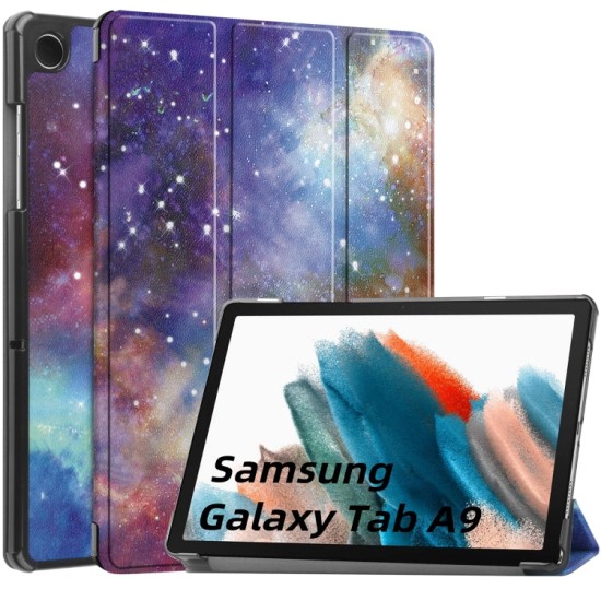 Samsung Galaxy Tab A9 dėklas knygutė su piešiniu(Galaxy Nebula) Samsung Galaxy Tab A9 dėklas knygutė su piešiniu(Galaxy Nebula)