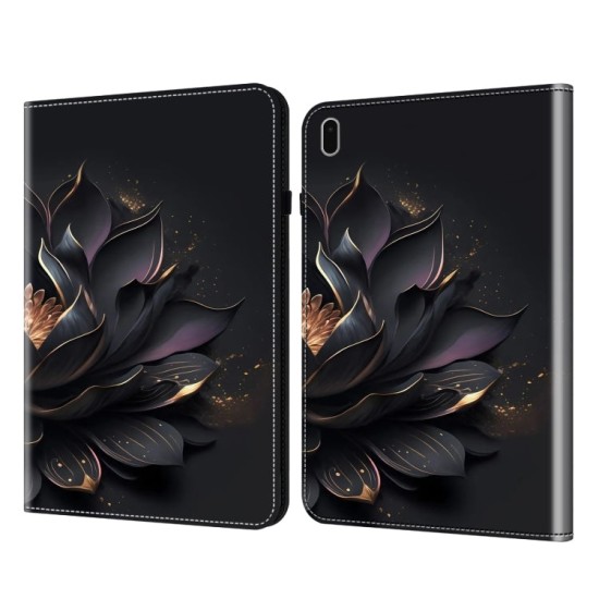 Samsung Galaxy Tab S7 FE dėklas knygutė su piešiniu(Purple Lotus) Samsung Galaxy Tab S7 FE dėklas knygutė su piešiniu(Purple Lotus)