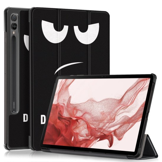 Samsung Galaxy Tab S9+ Plus dėklas knygutė su piešiniu(Big Eye Me) Samsung Galaxy Tab S9+ Plus dėklas knygutė su piešiniu(Big Eye Me)