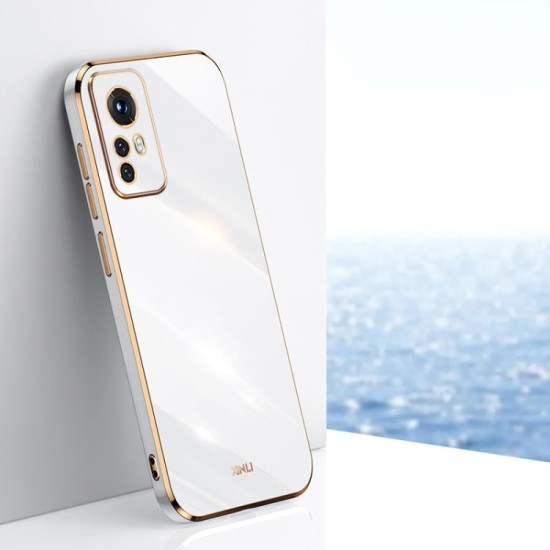 Xiaomi 12 Lite dėklas nugarėlė silikoninis Xinli, baltas