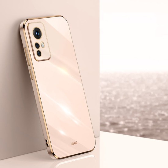 Xiaomi 12 dėklas nugarėlė silikoninis Xinli, rožinis Xiaomi 12 dėklas nugarėlė silikoninis Xinli, rožinis