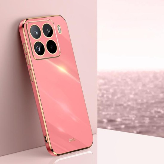 Xiaomi 15 Pro dėklas nugarėlė silikoninis Xinli, raudonas Xiaomi 15 Pro dėklas nugarėlė silikoninis Xinli, raudonas