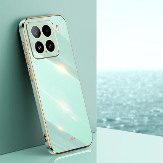 Xiaomi 15 dėklas nugarėlė silikoninis Xinli, žalsvas Xiaomi 15 dėklas nugarėlė silikoninis Xinli, žalsvas