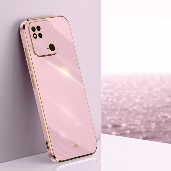 Xiaomi Redmi 10C dėklas nugarėlė silikoninis Xinli, rausvas Xiaomi Redmi 10C dėklas nugarėlė silikoninis Xinli, rausvas