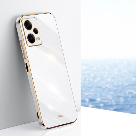 Xiaomi Redmi Note 12 5G dėklas nugarėlė silikoninis Xinli, baltas