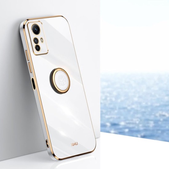 Xiaomi Redmi Note 12S dėklas nugarėlė silikoninis Xinli su žiedu, baltas Xiaomi Redmi Note 12S dėklas nugarėlė silikoninis Xinli su žiedu, baltas